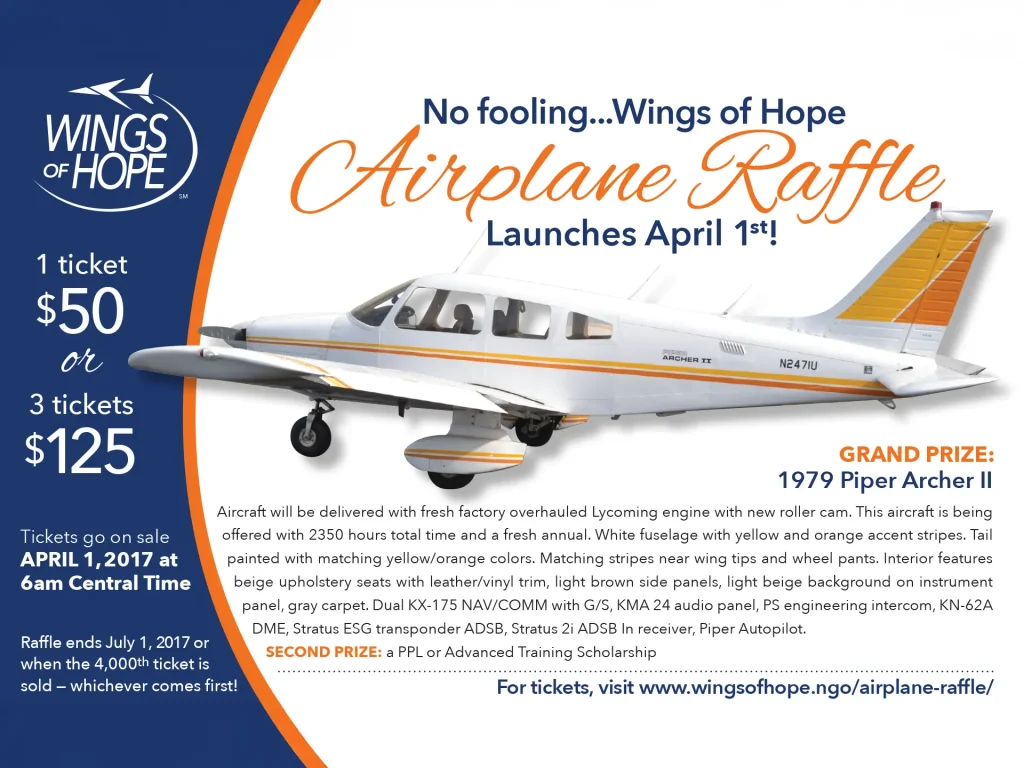 Aviation Raffles Airplane Raffle Sells Out … Winners Announced! – LIFT