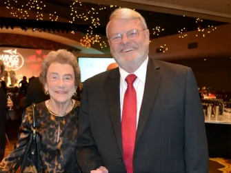 Ruth Malvern and Larry Lemke at the 2018 Wings of Hope Gala